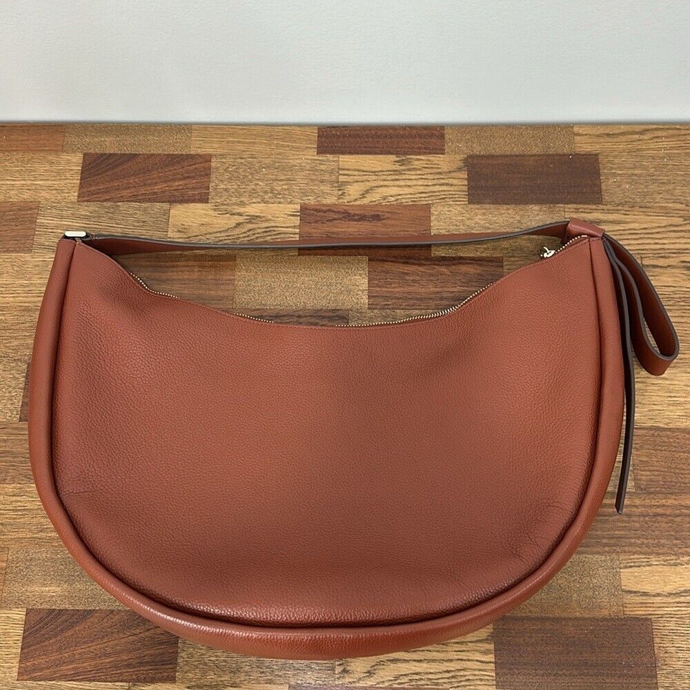 Kate Spade Smile Large Leather Shoulder Bag Purse Camel Tote NWOT Designer - Picture 9 of 11